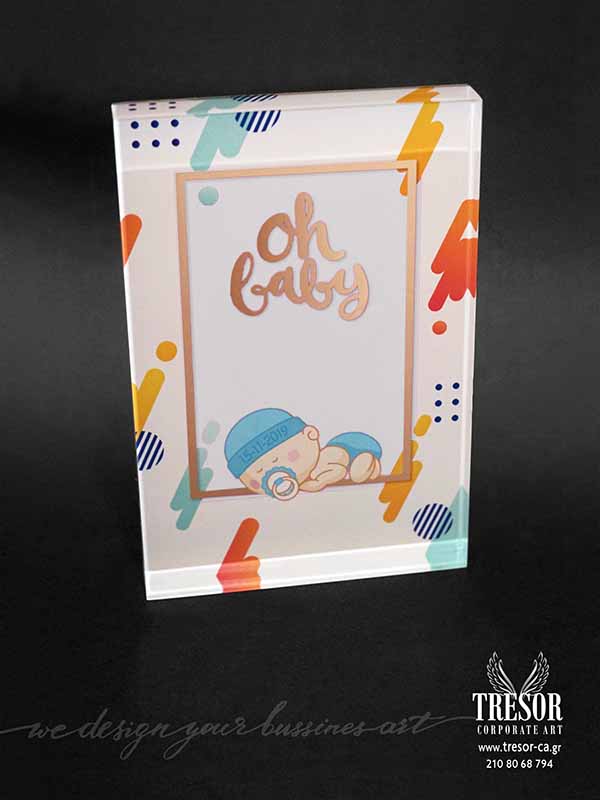 Tresor Corporate Art αναμνηστικό βραβείο δώρο από πολλά χρώματα πλεξιγκλάς Plexiglas με χάραξη laser router εκτύπωση UV